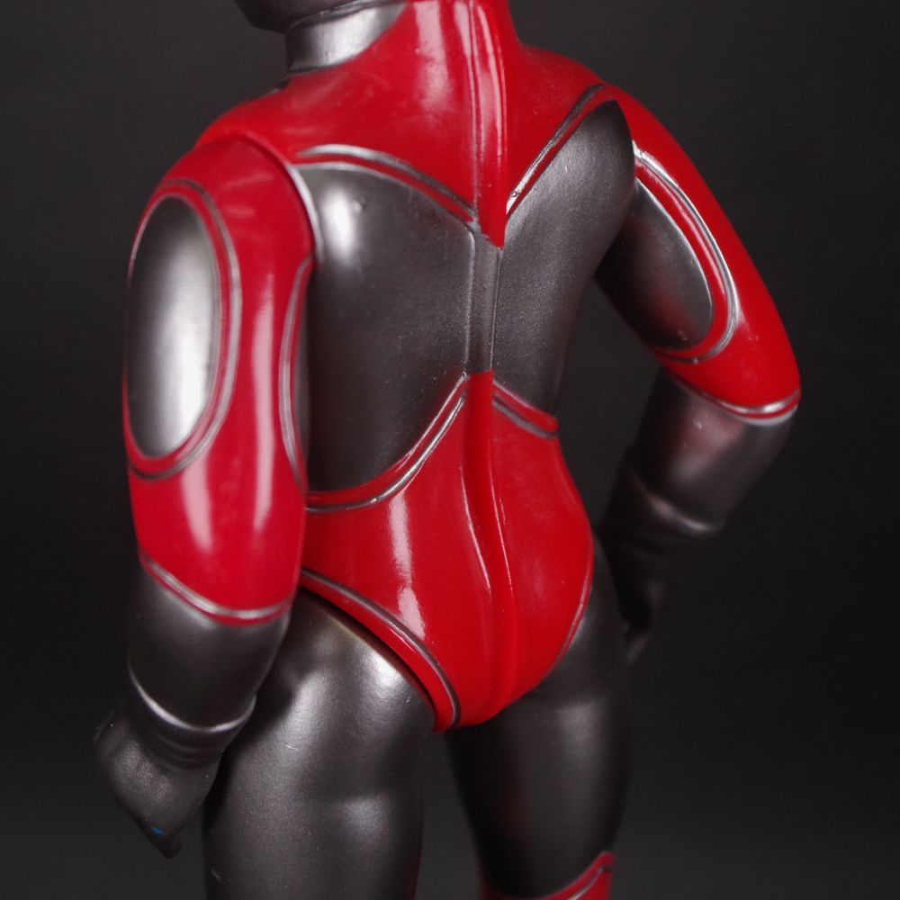 ブルマァク　大サイズ　帰ってきたウルトラマン　面取れ　ガンメタ　ソフビ ブルマァク BULLMARK/ソフビ/マスク取れ大帰ってきたウルトラマン