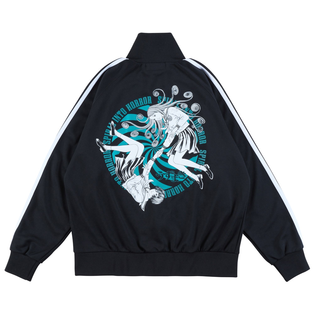 伊藤潤二/うずまき ジャージ/ブラック｜墓場の画廊ONLINE STORE