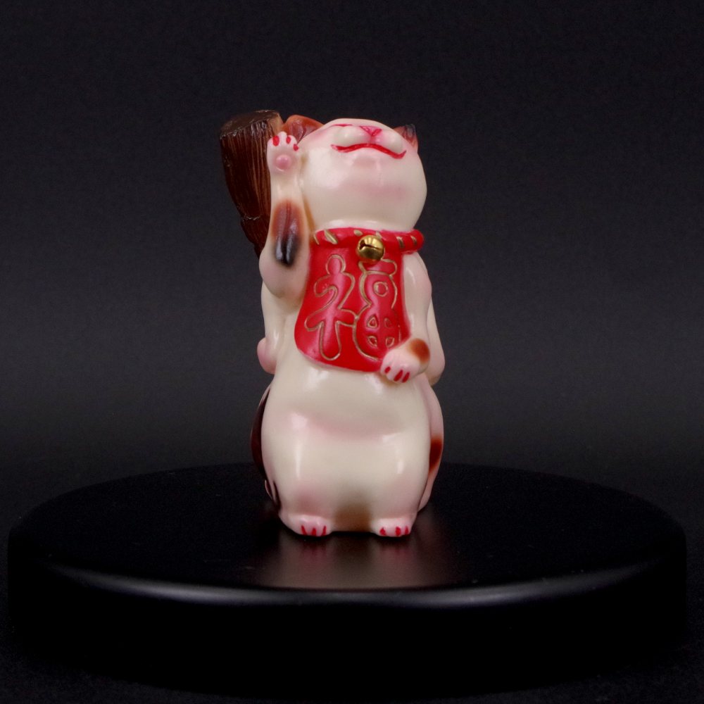 ソフビ/Studio LILLI/追い出し猫/三毛猫鳶色｜墓場の画廊ONLINE STORE