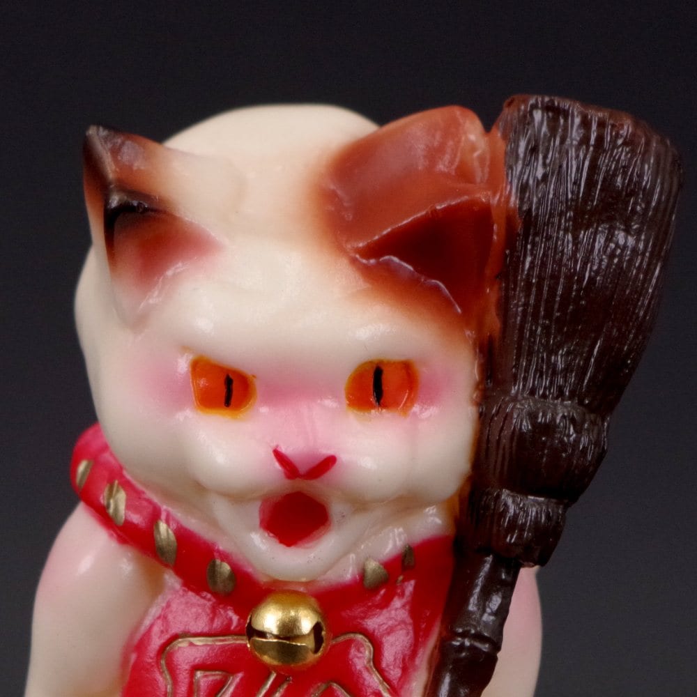 ソフビ/Studio LILLI/追い出し猫/三毛猫鳶色｜墓場の画廊ONLINE STORE