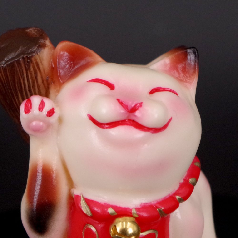 ソフビ/Studio LILLI/追い出し猫/三毛猫鳶色｜墓場の画廊ONLINE STORE