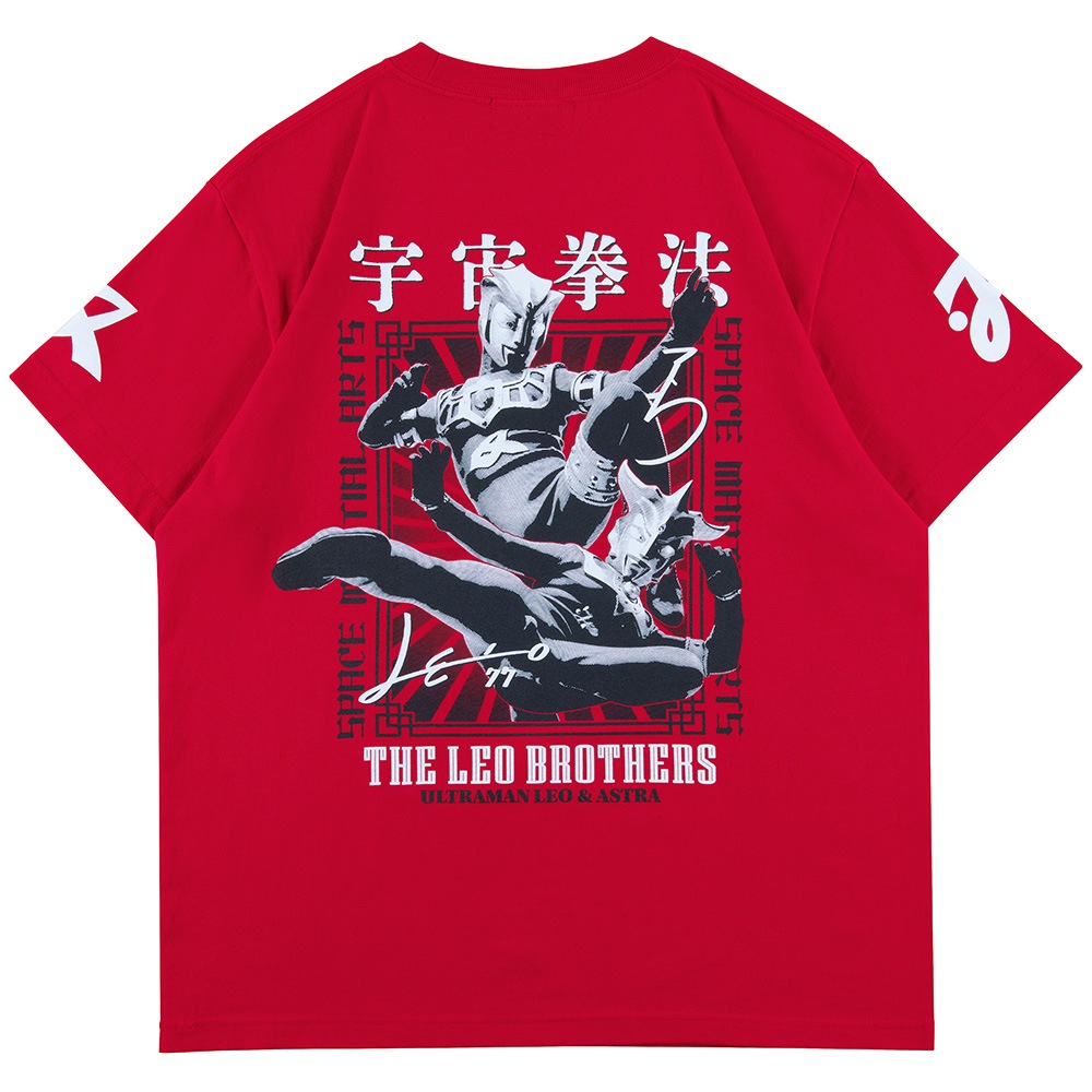 ウルトラマンレオ/宇宙拳法 Tシャツ/レッド｜墓場の画廊ONLINE STORE