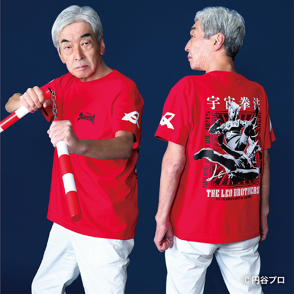 ウルトラマンレオ/宇宙拳法 Tシャツ/レッド｜墓場の画廊ONLINE STORE