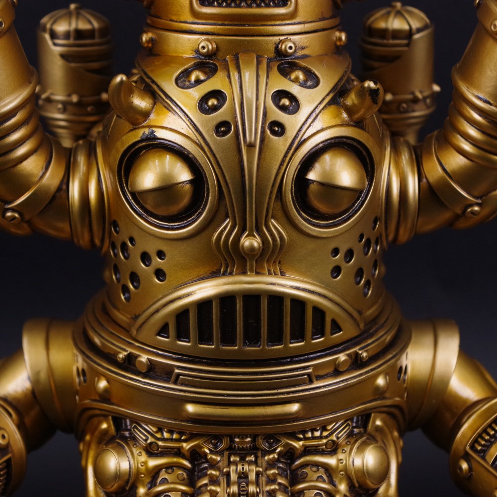 ソフビ/BODA/スクラッピー/ゴールド｜墓場の画廊ONLINE STORE