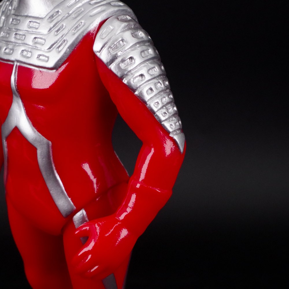 ソフビ/ハンサムタロウエム/ウルトラセブン/墓場の画廊別注シルバーVer