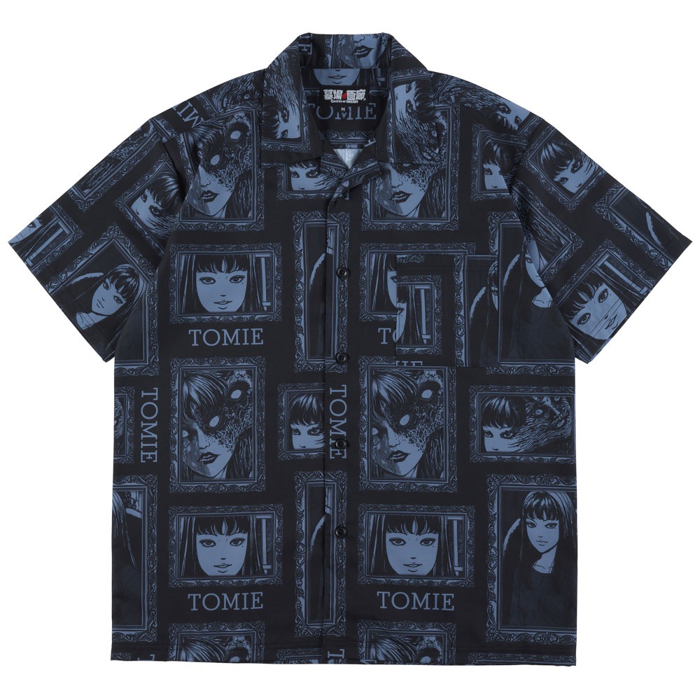 伊藤潤二/画家 アロハシャツ/ブラック｜墓場の画廊ONLINE STORE