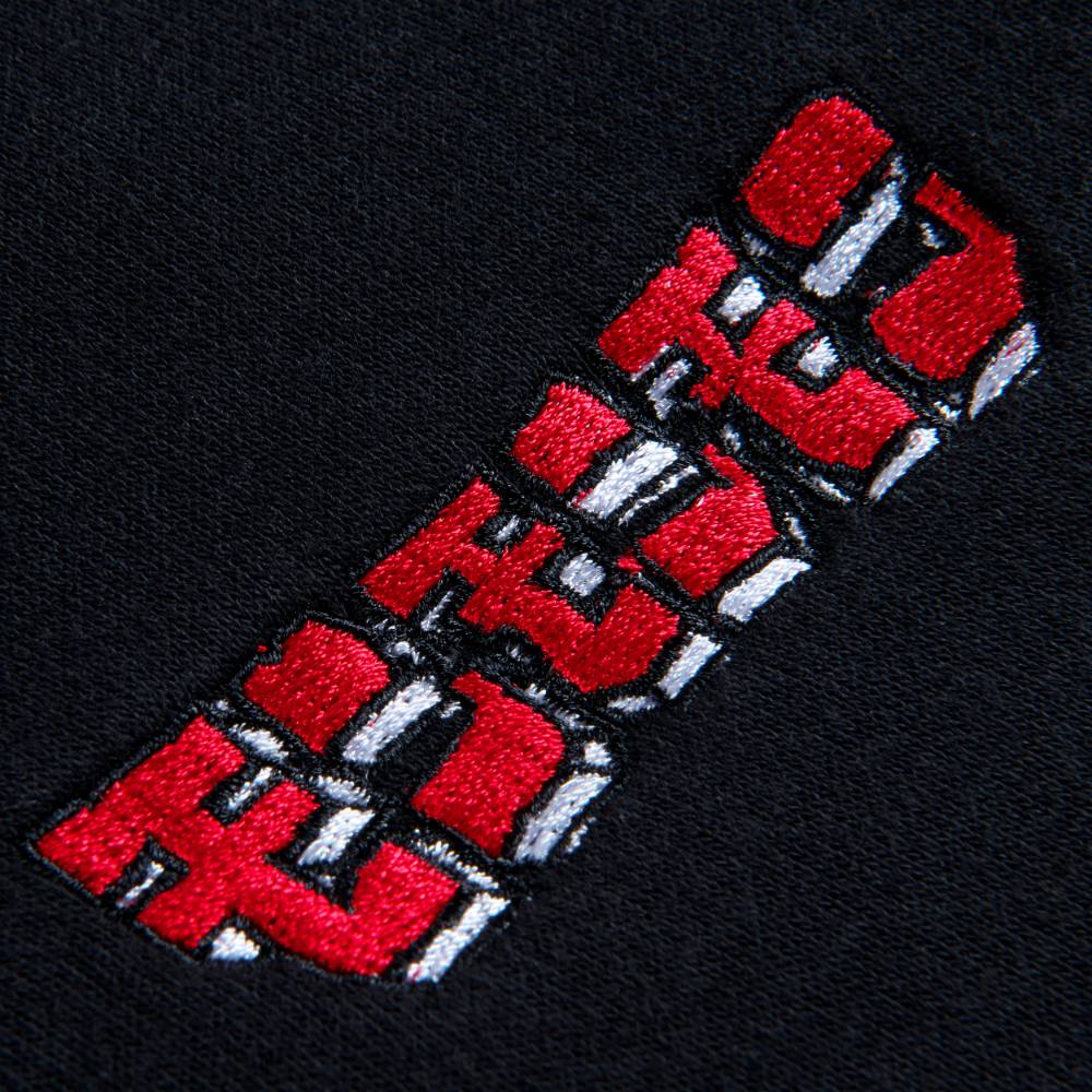 モンモンモン/モンモンモンタイトルワンポイントパーカー/ブラック