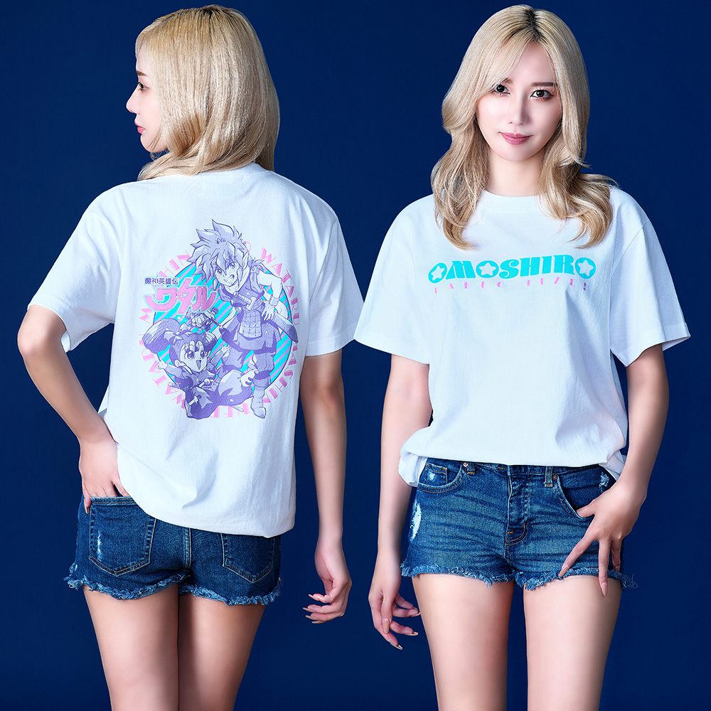 魔神英雄伝ワタル/虎王&ヒミコ Tシャツ/ホワイト｜墓場の画廊ONLINE STORE