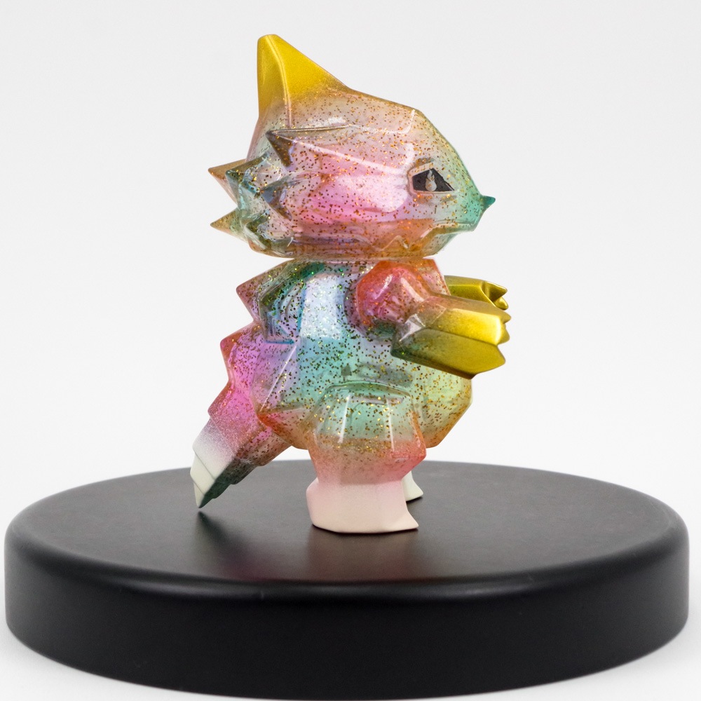 ソフビ/nekorat/ドラポリゴン(墓場のクリアレインボーVer.)｜墓場の