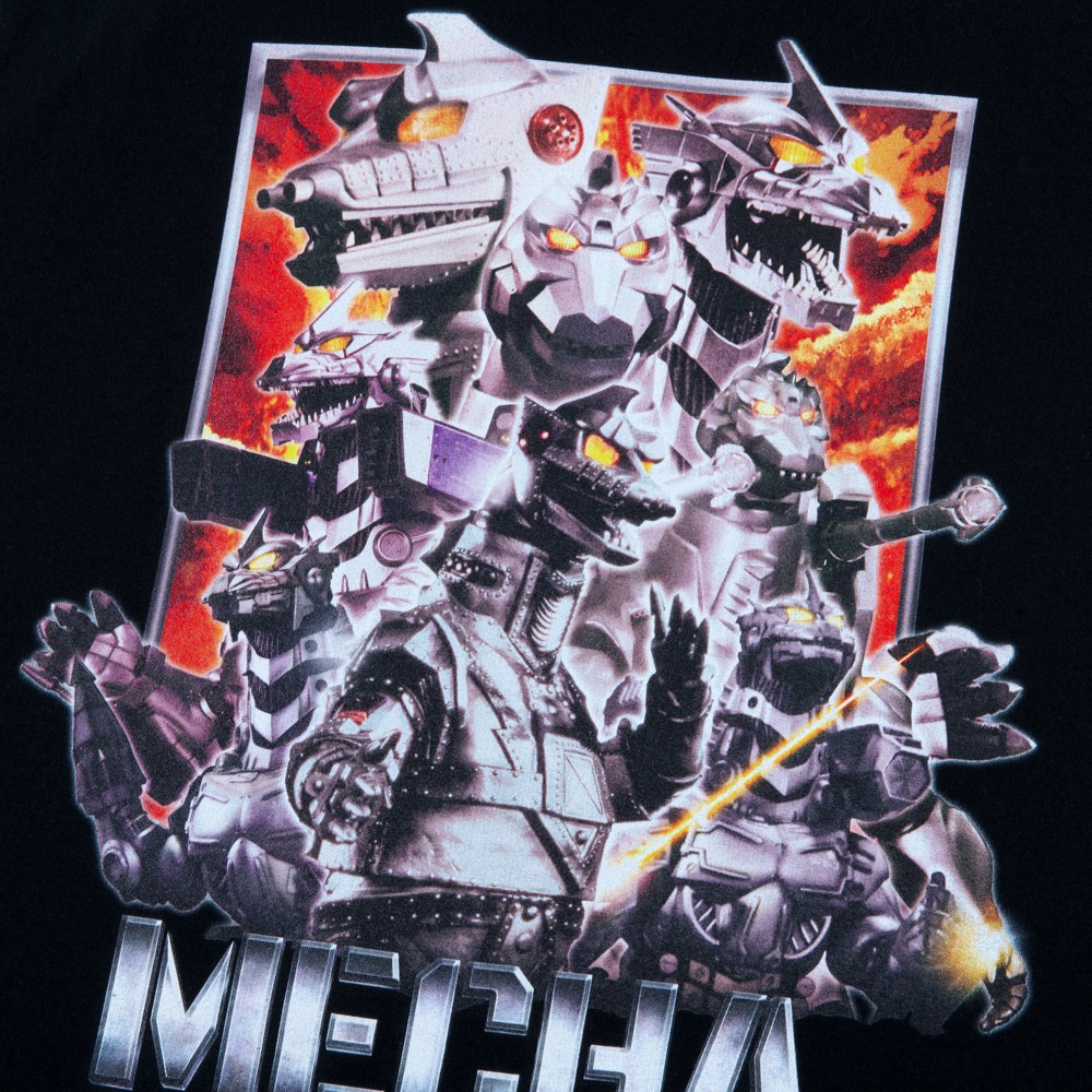 メカゴジラ/オールメカゴジラ Tシャツ /ブラック｜墓場の画廊ONLINE STORE