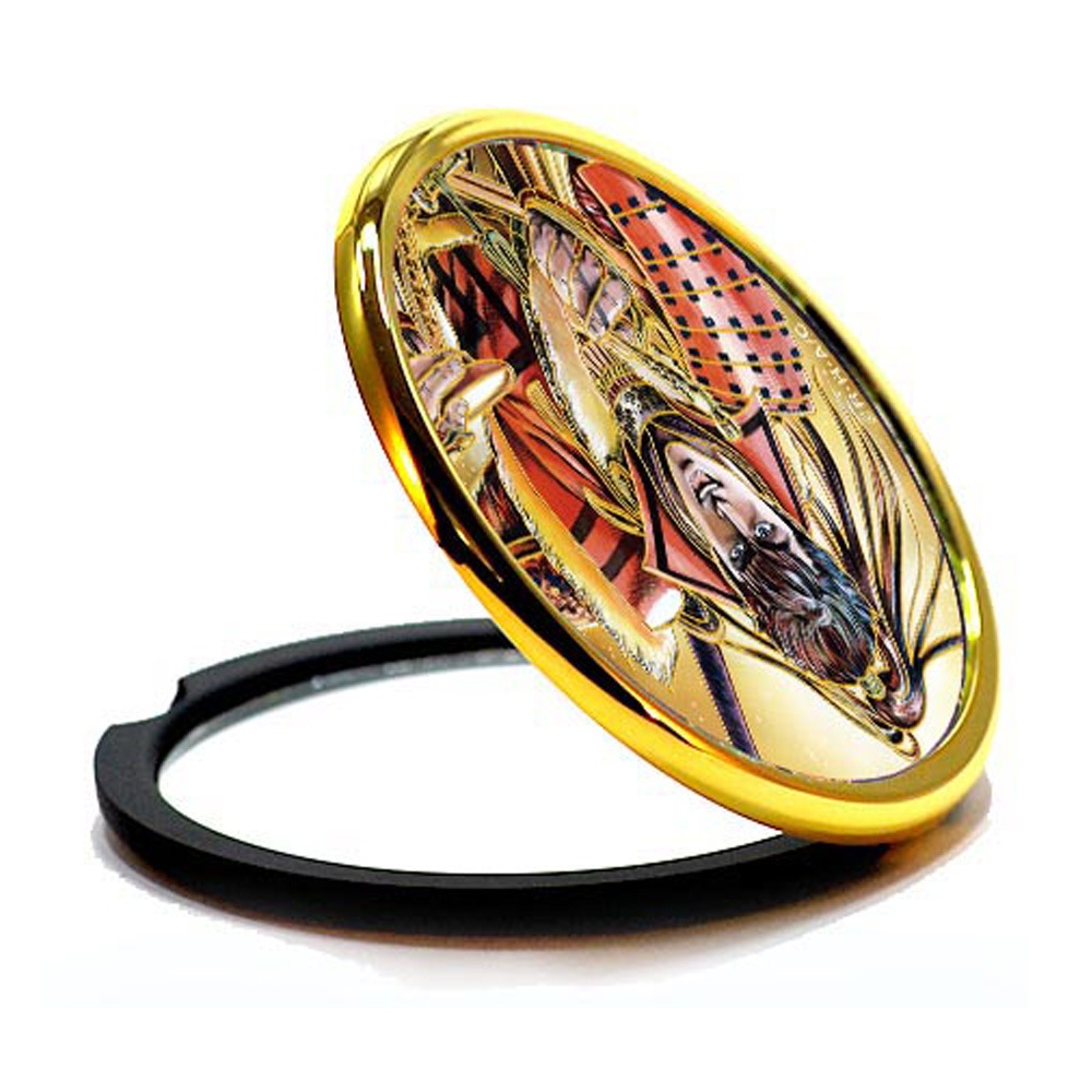 花の慶次/前田慶次 彫金Wコンパクトミラー 慶次1｜墓場の画廊ONLINE STORE