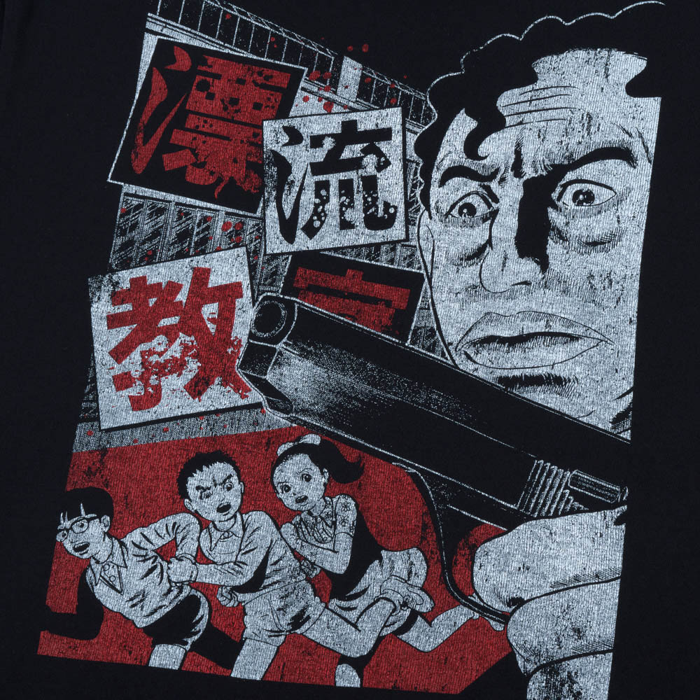 漂流教室/関谷 Tシャツ/ブラック｜墓場の画廊ONLINE STORE