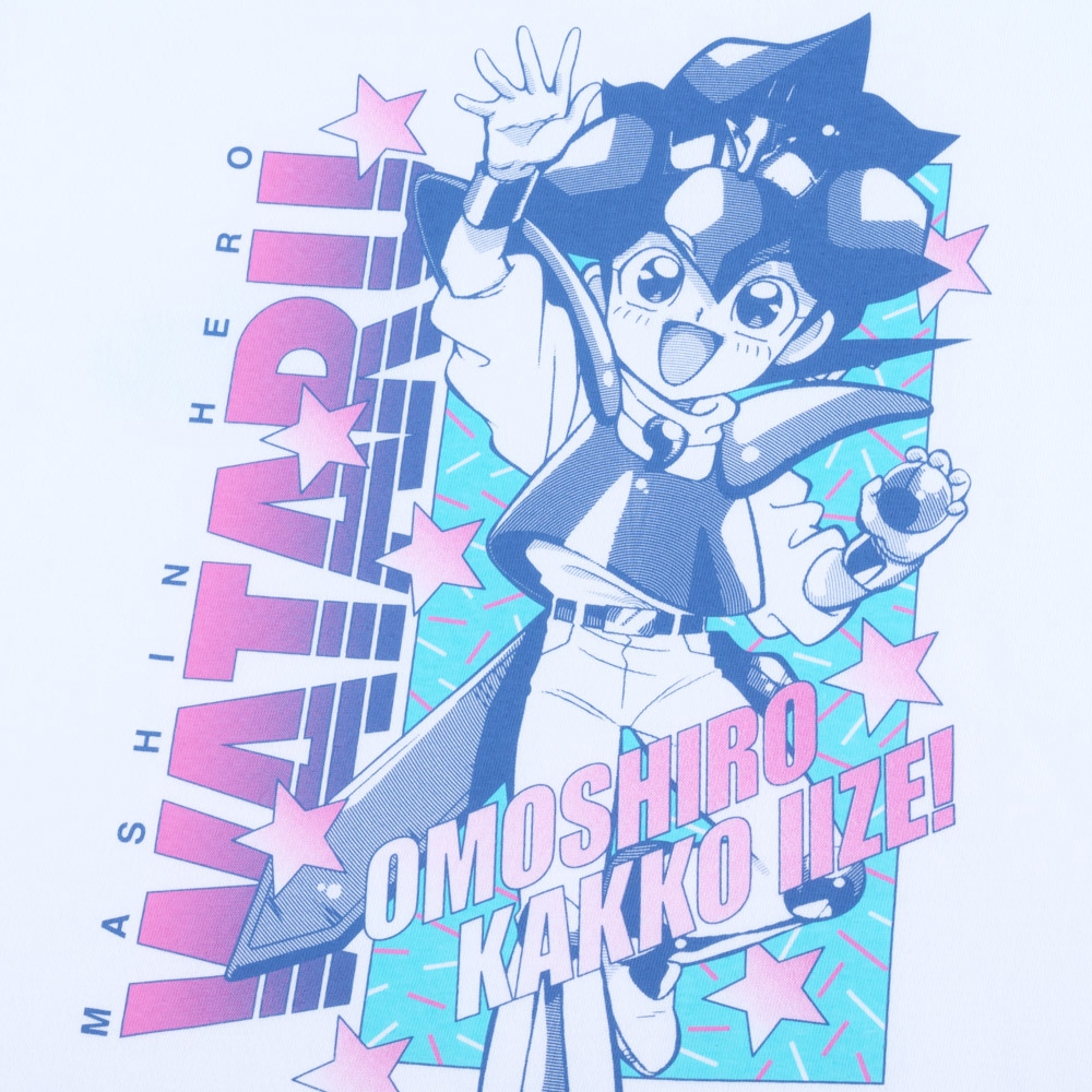 魔神英雄伝ワタル/戦部ワタル Tシャツ/ホワイト｜墓場の画廊