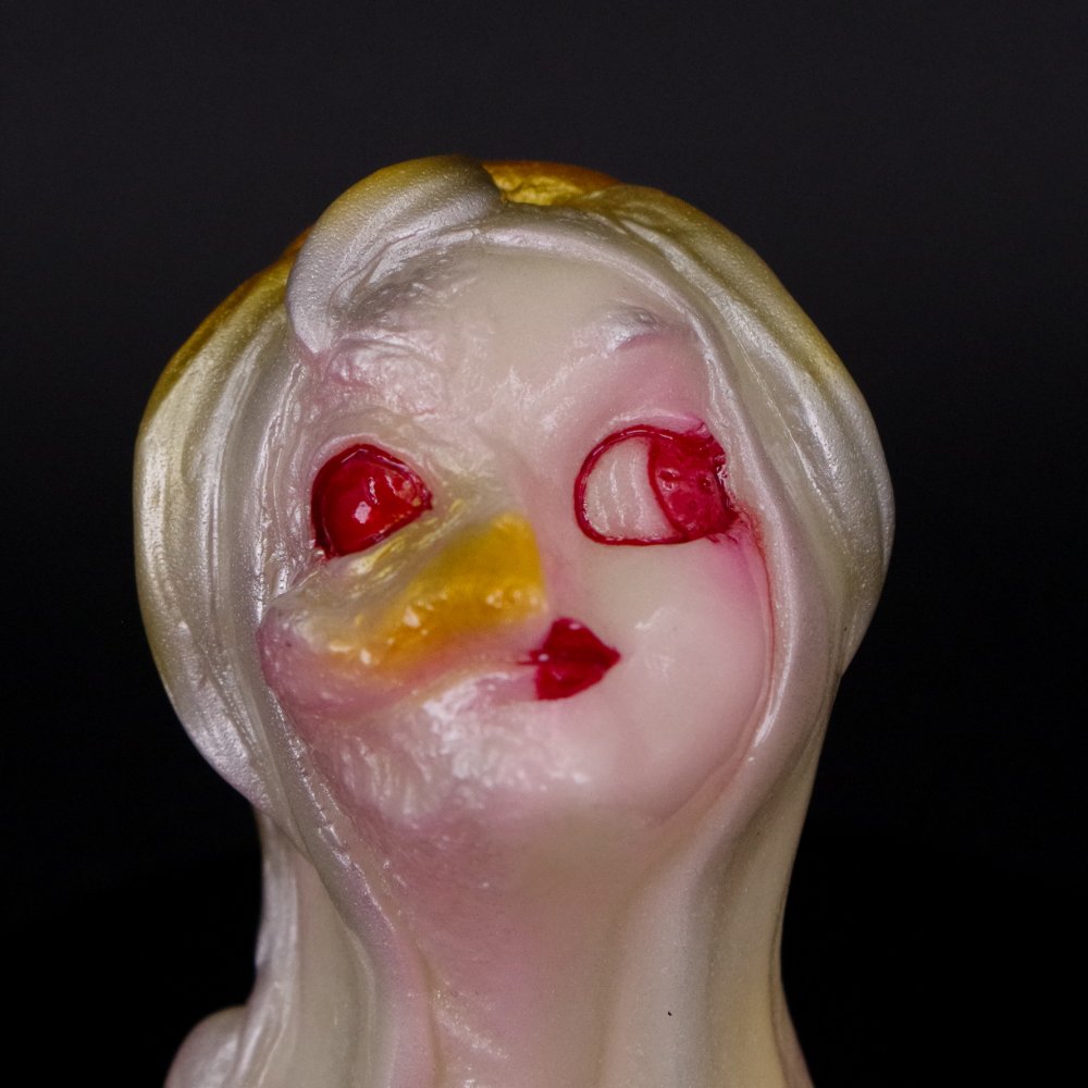 ソフビ/ヒカリトイズ HIKARI TOYS/物ノ怪少女 河童/蓄光｜墓場の画廊