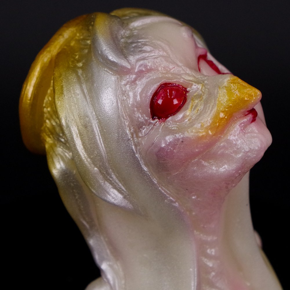 ソフビ/ヒカリトイズ HIKARI TOYS/物ノ怪少女 河童/蓄光｜墓場の画廊