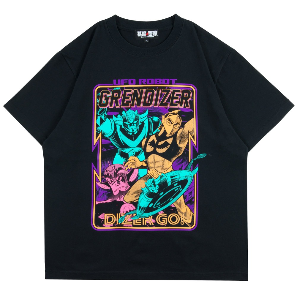 グレンダイザーTシャツ/ブラック｜墓場の画廊ONLINE STORE