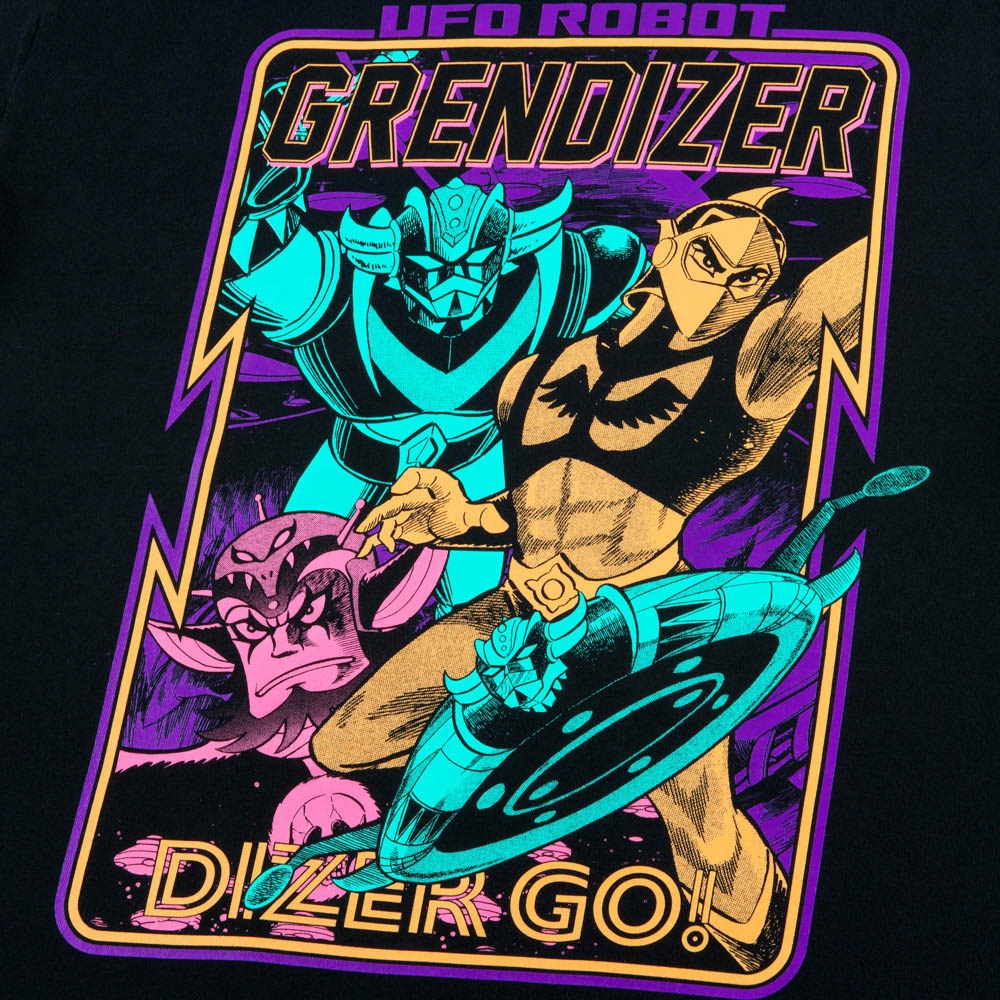 グレンダイザーTシャツ/ブラック｜墓場の画廊ONLINE STORE