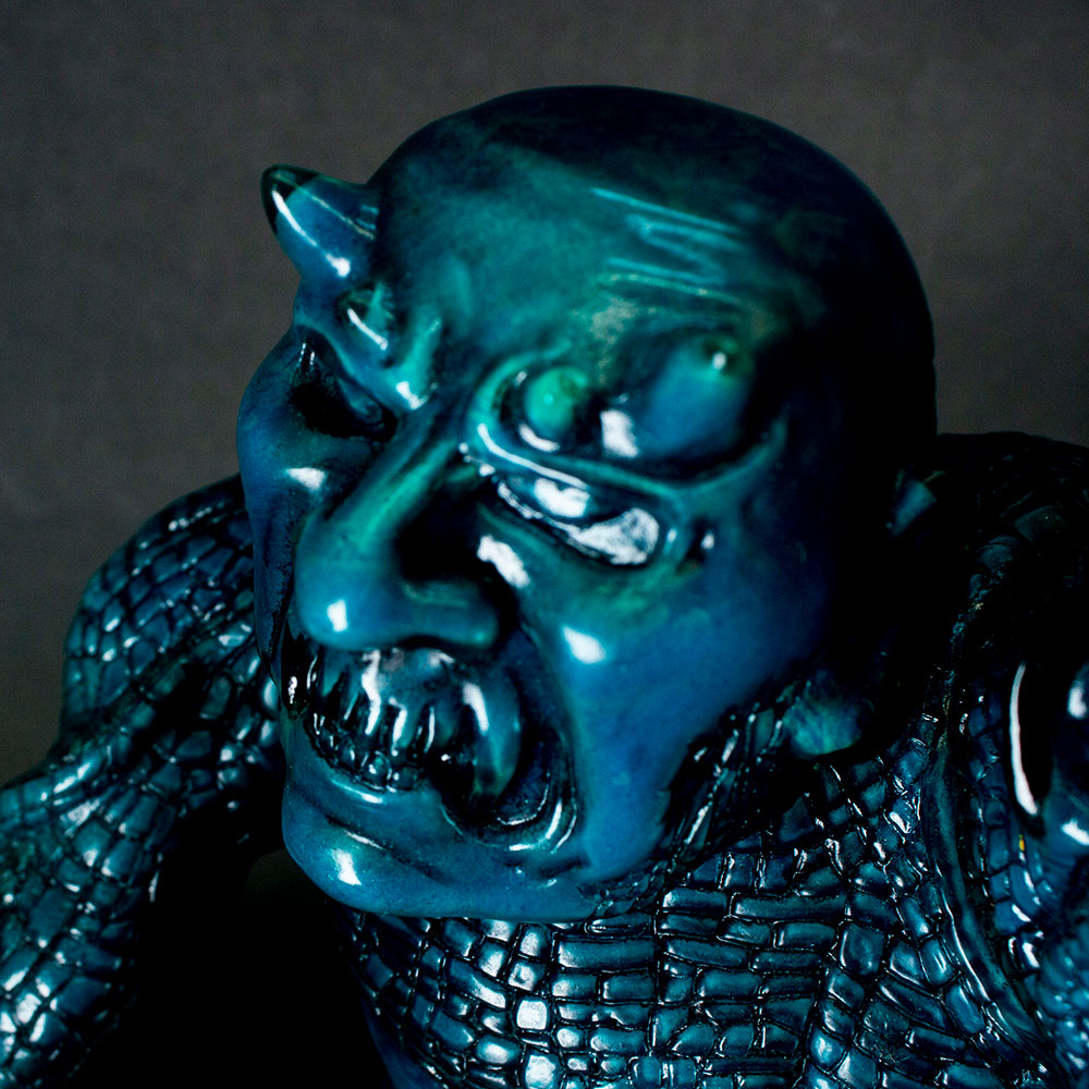 ソフビ】【シカルナ工房】YABANJIN（二重成型）