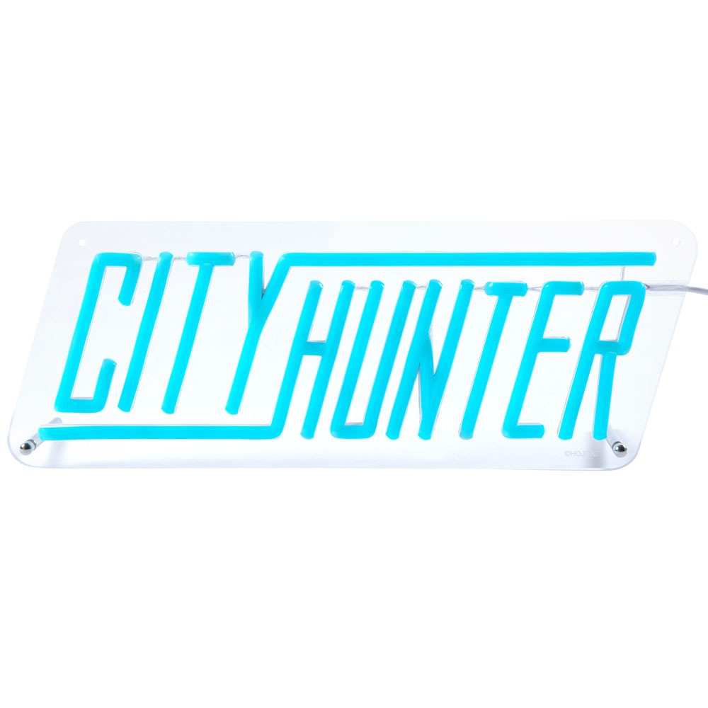 CITY HUNTER シティーハンター ネオンサイン ブルー シティーハンター/LEDネオンサイン/ブルー｜墓場の画廊ONLINE STORE