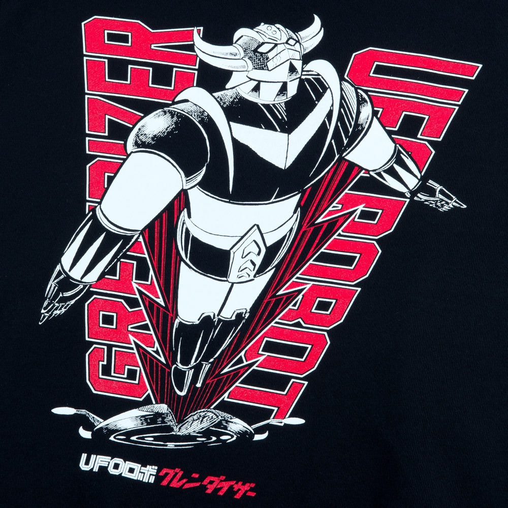 グレンダイザー プルオーバーパーカー/ブラック｜墓場の画廊ONLINE STORE