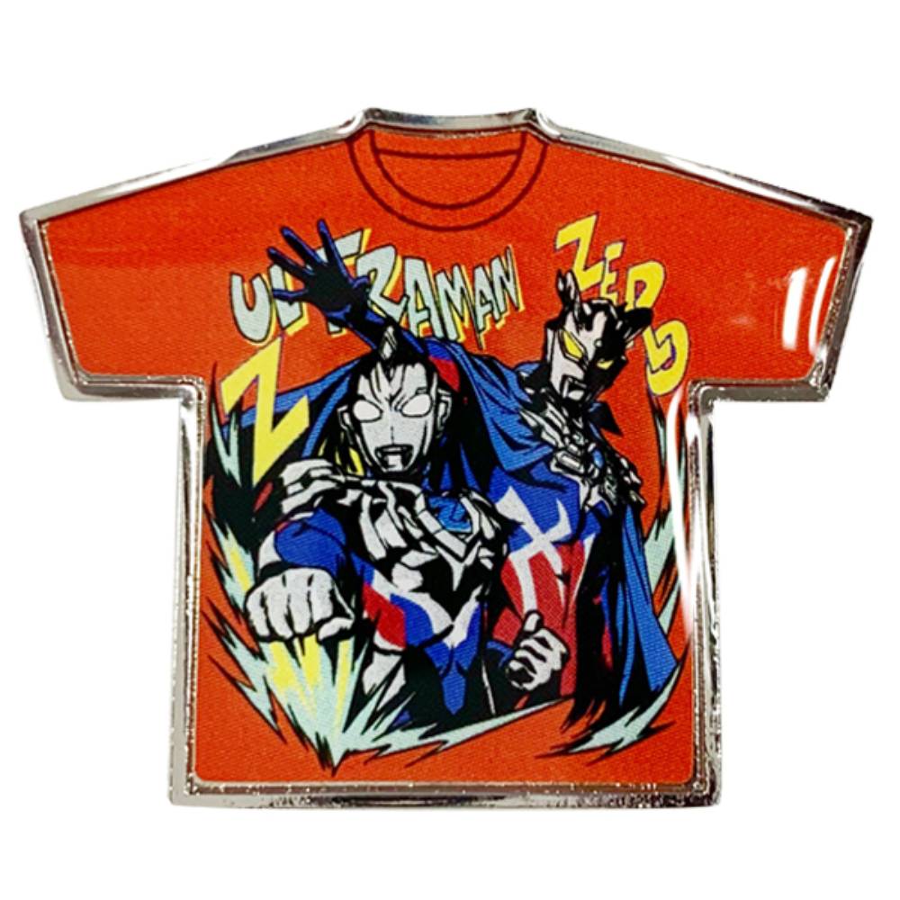 Tシャツ型 ピンズ ウルトラマンゼロ＆ウルトラマンゼット｜墓場の画廊