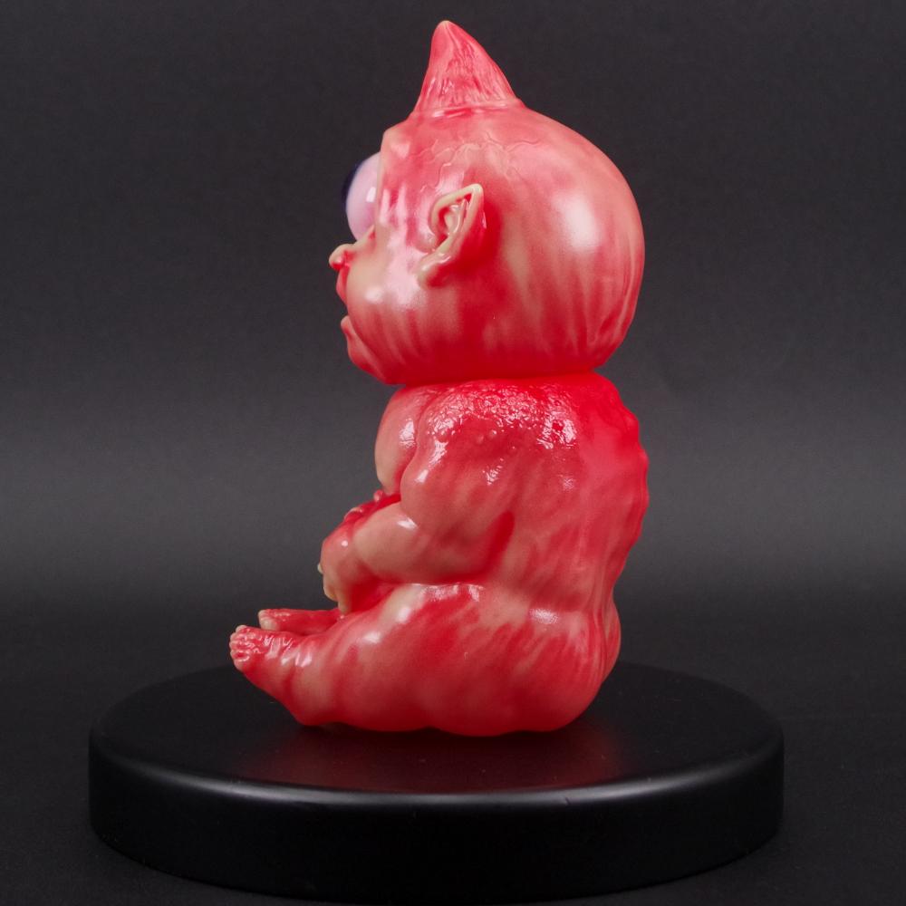 ソフビ/GOREGRO/サイクロプスベイビー/レッドマーブル蓄光｜墓場の画廊