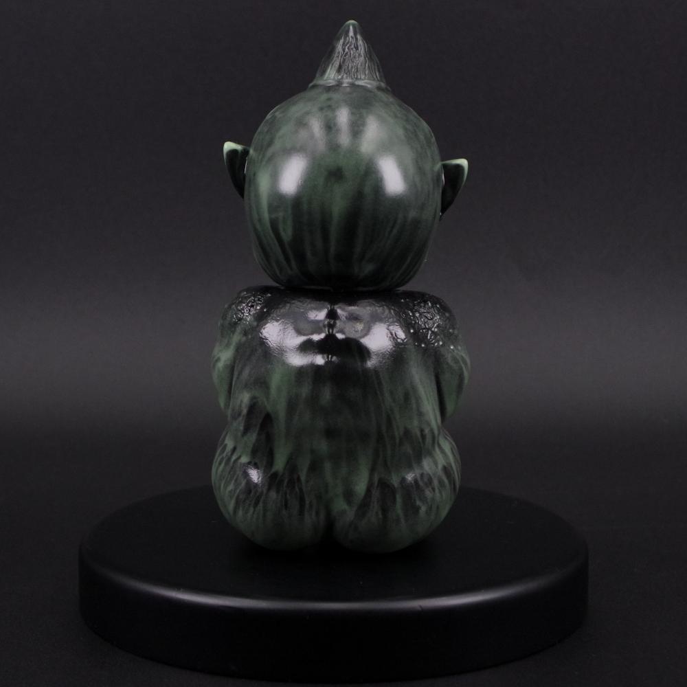 墓場の画廊 サイクロプスベイビー ブラックマーブル蓄光 ソフビ/GOREGRO/サイクロプスベイビー/ブラックマーブル蓄光