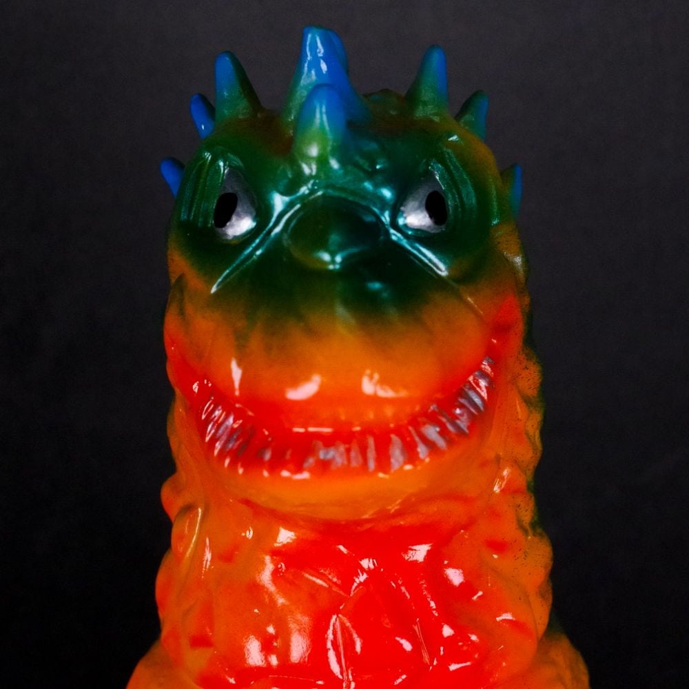 バラン　ソフビ　当時物　©ブルマァク ソフビ/ブルマァク BULLMARK/バラン/オレンジ｜墓場の画廊ONLINE