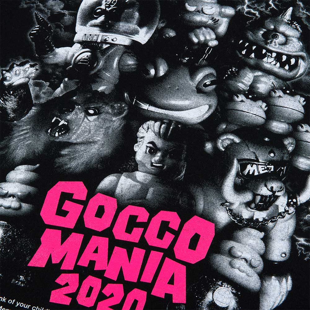 ゴッコ堂/GOCCO MANIA2020Tシャツ/ブラック