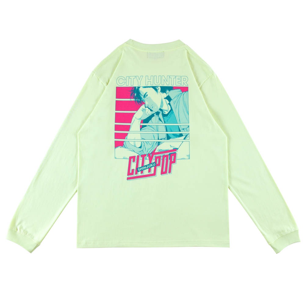 大人気★冴羽リョウ　シティーハンター/CITY POP Tシャツ　サイズXXL シティーハンター/CITY POP Tシャツ/ホワイト｜墓場の画廊ONLINE