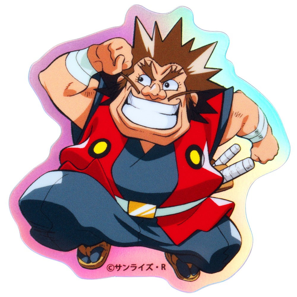 魔神英雄伝ワタル/ホログラムステッカー(剣部シバラク)｜墓場の画廊