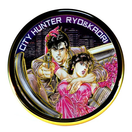 TTD 【⭐︎ CITY HUNTER様⭐︎】【美品・数量限定】 シティーハンター(CITY HUNTER)/第2弾 リョウ&香 彫金Wコンパクト