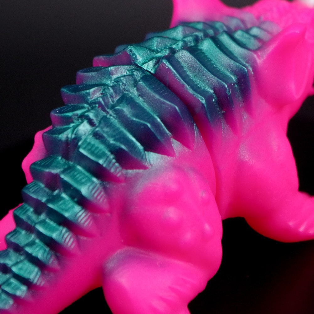 ソフビ/サンガッツ本舗/怪獣総進撃シリーズC/蛍光カラー｜墓場の画廊