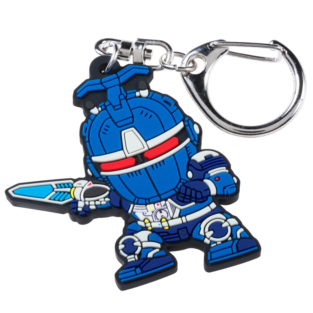 重甲ビーファイター/ブルービート ラバーキーホルダー｜墓場の画廊