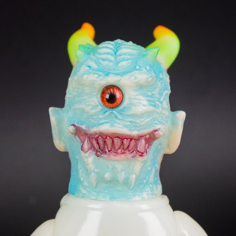 キムラトイ HEAD SWAP X BUTCHER GID 蓄光 3体セット ソフビ/キムラトイ/HEAD SWAP X BUTCHER DEMON & THE BEAST/蓄光