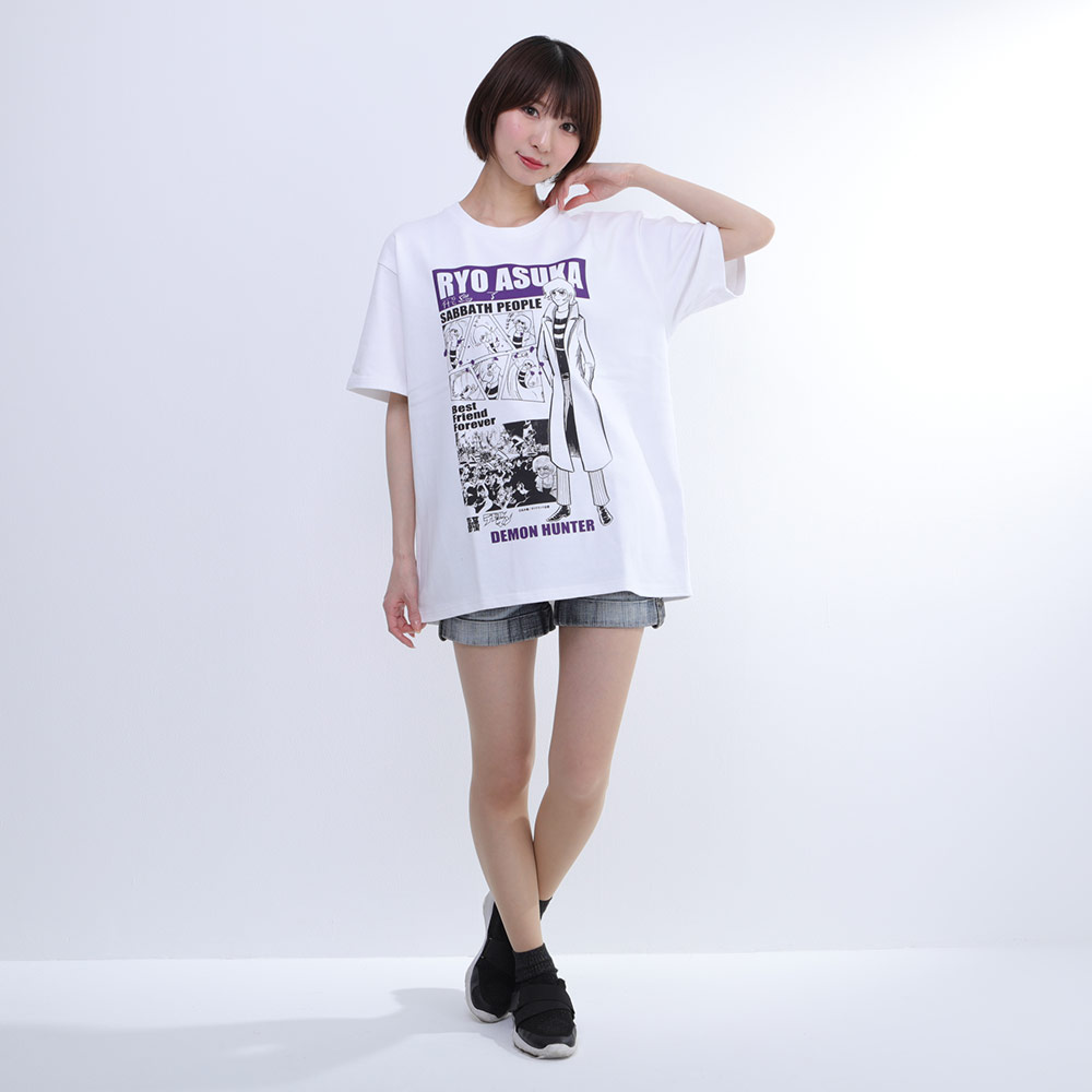 デビルマン/飛鳥了TEE/Tシャツ/ホワイト/DEVILMAN｜墓場の画廊ONLINE STORE