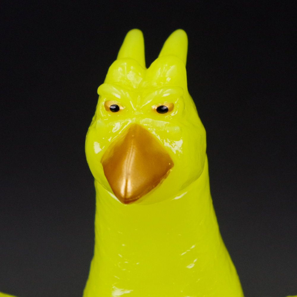 サンガッツ本舗 怪獣総進撃シリーズA 蛍光カラー ゴジラ/ラドン/マンダ&バラン ソフビ/サンガッツ本舗/怪獣総進撃シリーズA/蛍光カラー｜墓場の画廊