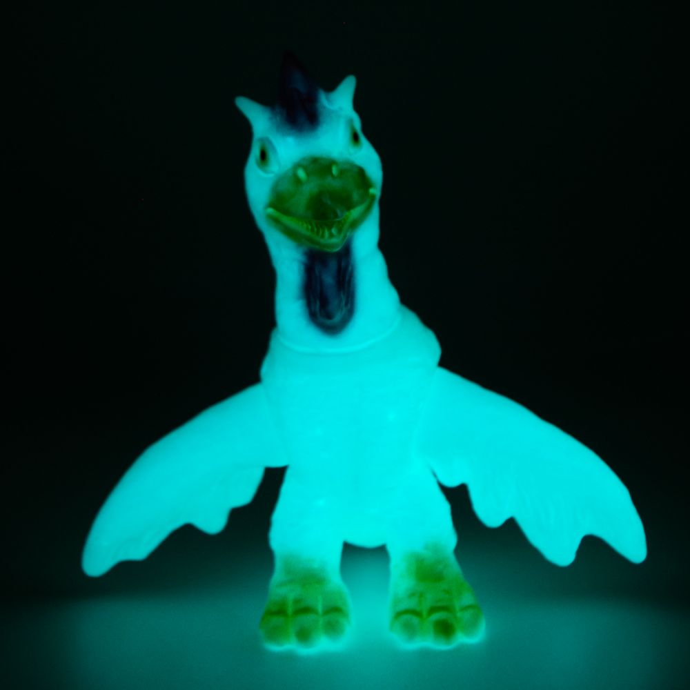アマプロ/ソフビ/白色怪獣レグホン/蓄光｜墓場の画廊ONLINE STORE