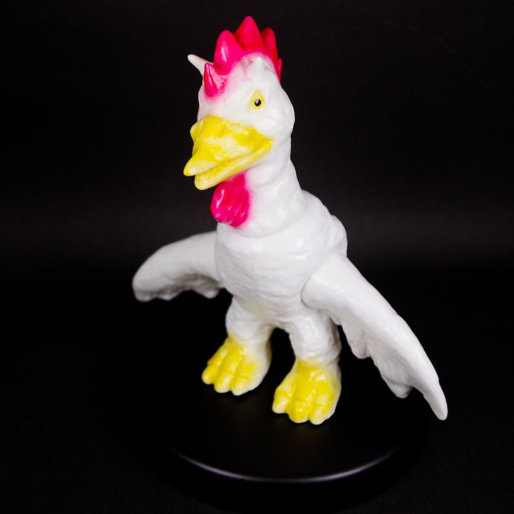 アマプロ/ソフビ/白色怪獣レグホン/蓄光｜墓場の画廊ONLINE STORE