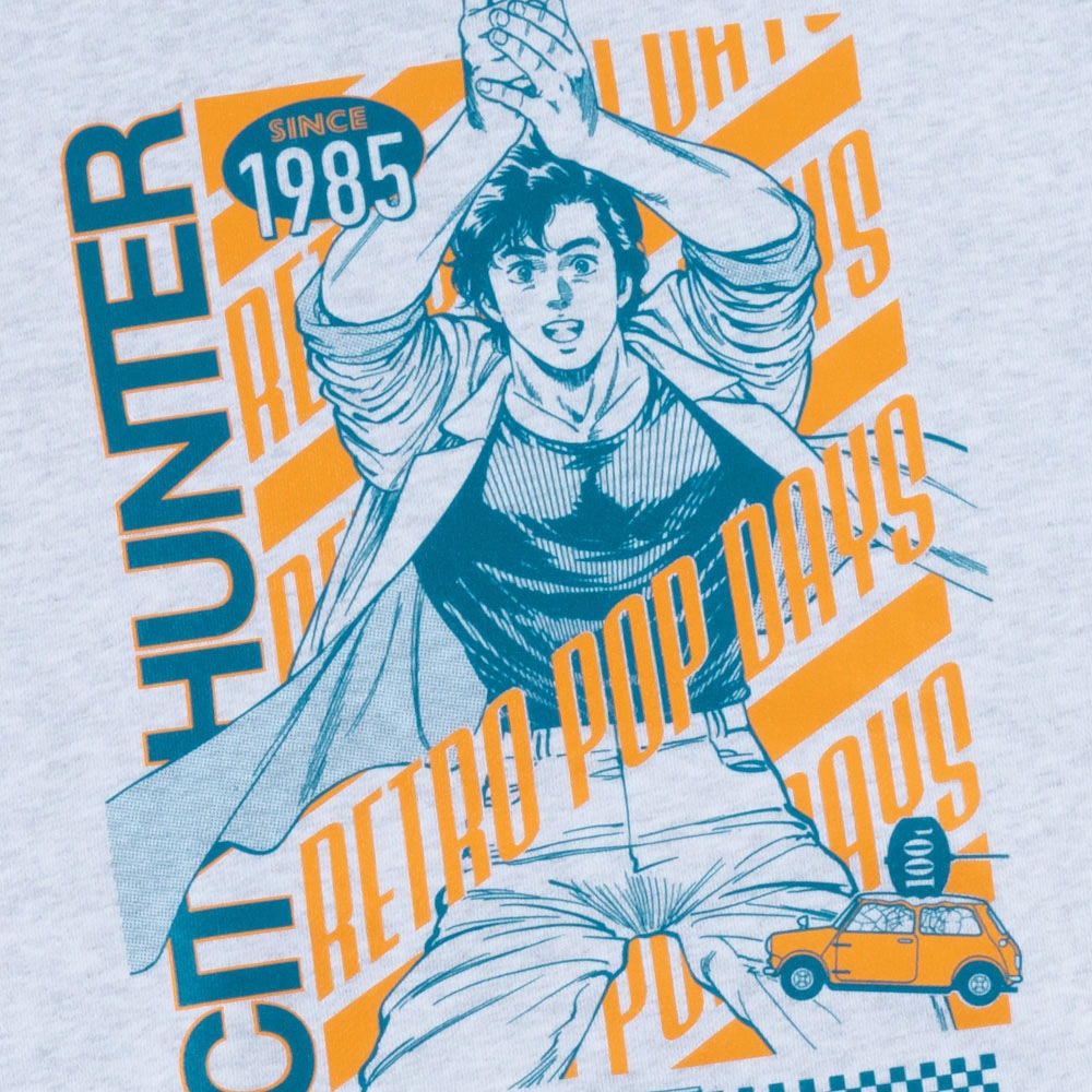 シティーハンター シティーハンター/RETRO POP プルオーバーパーカー/アッシュ｜墓場の