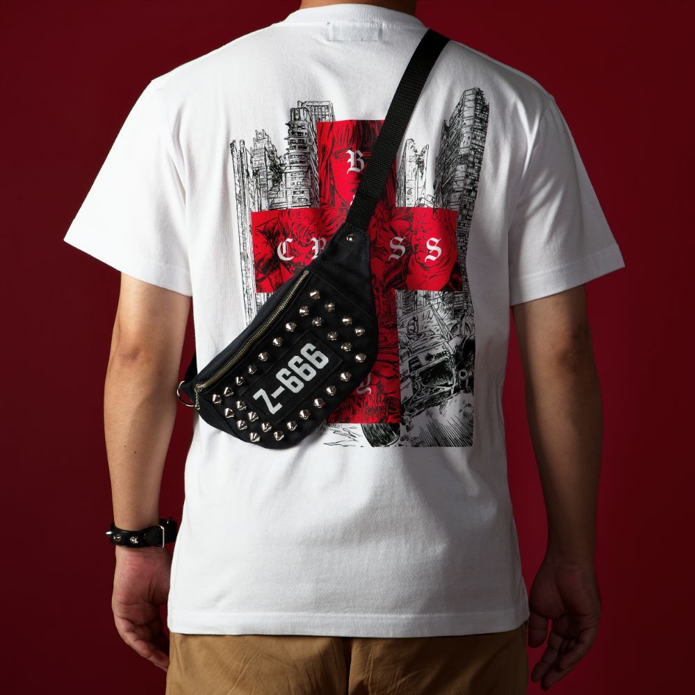 北斗の拳 北斗の拳/鋲ウエストポーチ/Z-666 ジード/ブラック｜墓場の画廊ONLINE