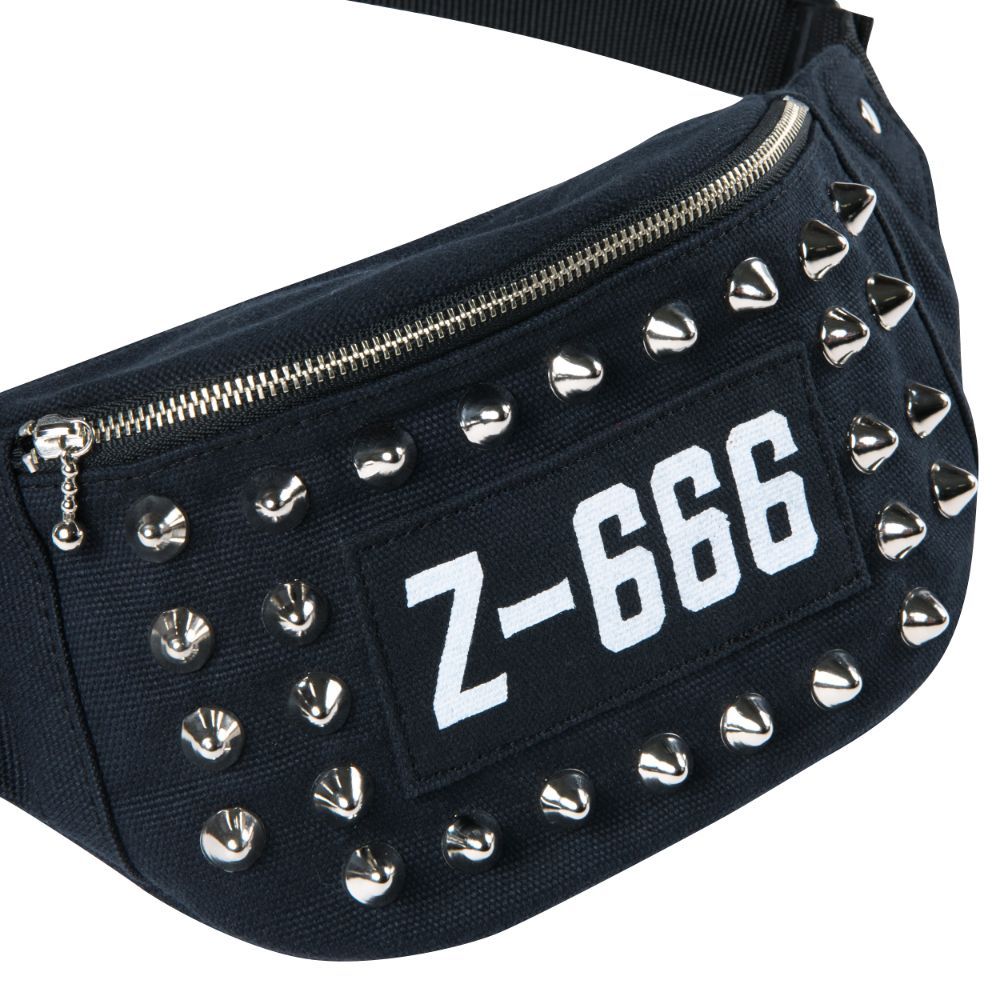 北斗の拳/鋲ウエストポーチ/Z-666 ジード/ブラック｜墓場の画廊ONLINE