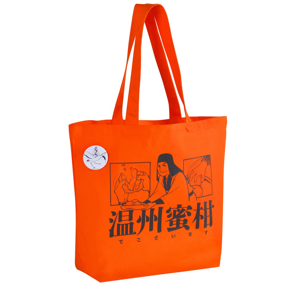 横山光輝三国志/温州蜜柑 トートバッグ バッジ付き｜墓場の画廊ONLINE