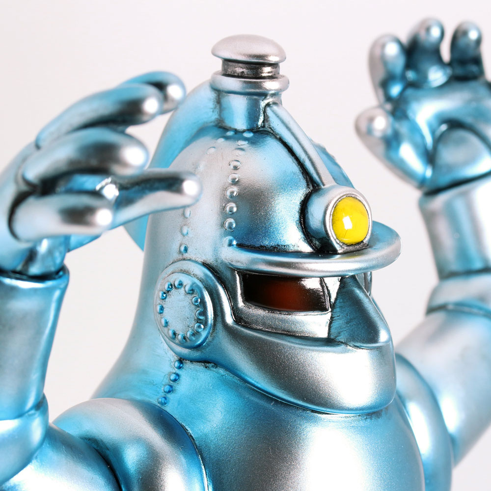 ソフビ】【シカルナ工房】ロボット鉄人28号／ブルーシルバー