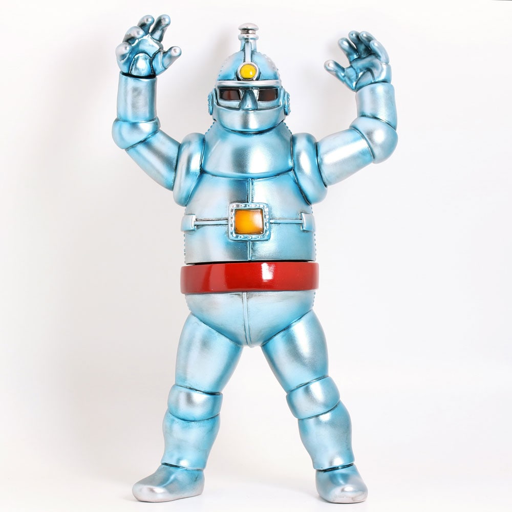 ソフビ】【シカルナ工房】ロボット鉄人28号／ブルーシルバー