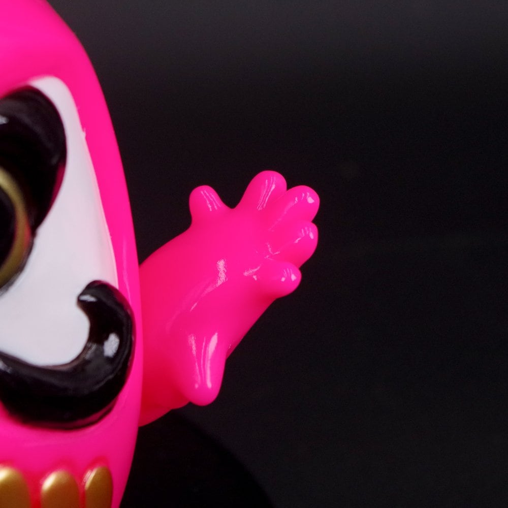 ソフビ/ユーキデイドリーマー/ダルマサンダ/ハッピーピンク｜墓場の