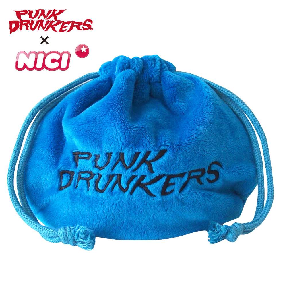 PUNK DRUNKERS/ PDSxNICI フィギュアフェイスポーチ 鮫人/巾着ポーチ