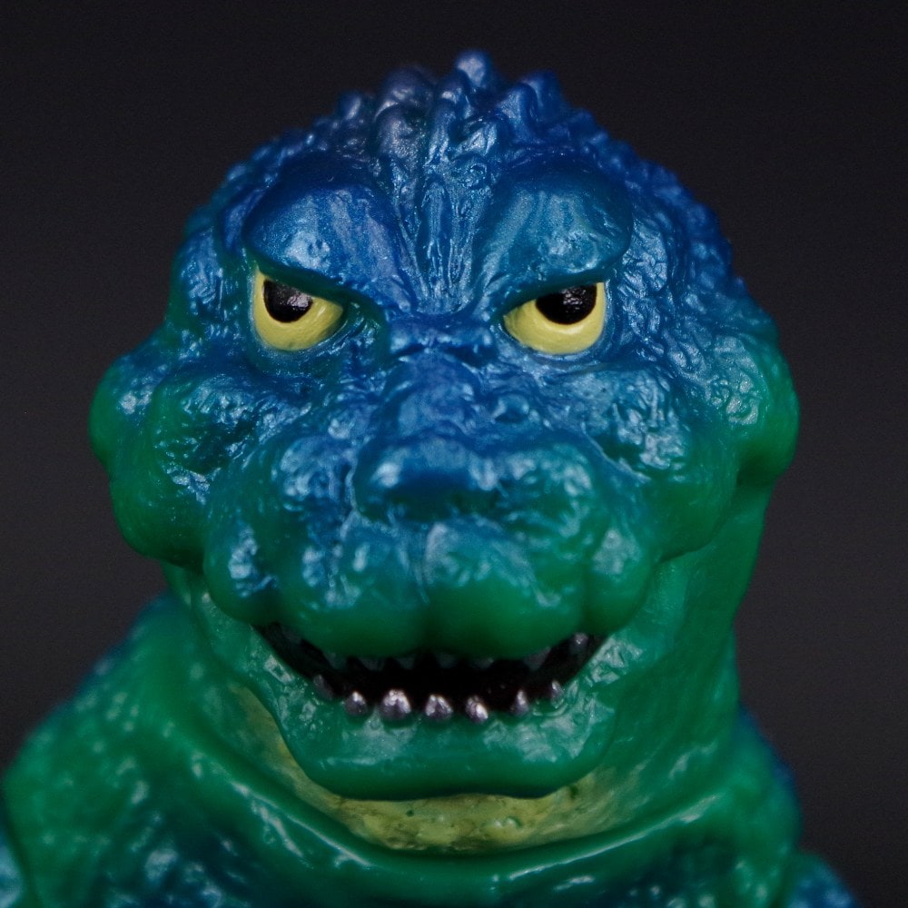 ソフビ/MAX TOY マックストイ/ゴジラ(1964)+モスラ幼虫(1964)｜墓場の