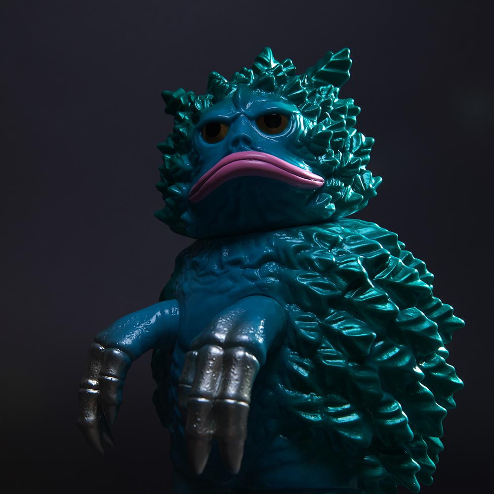 ソフビ】【やまなや】隕石怪獣 ガラモン（ブルー）