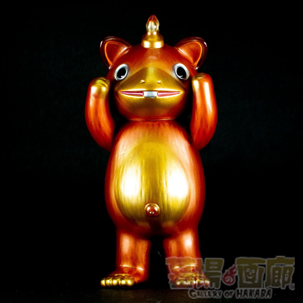 スカルトイズ ドクロザウラー オレンジクリア ソフビ /真頭玩具 リアル